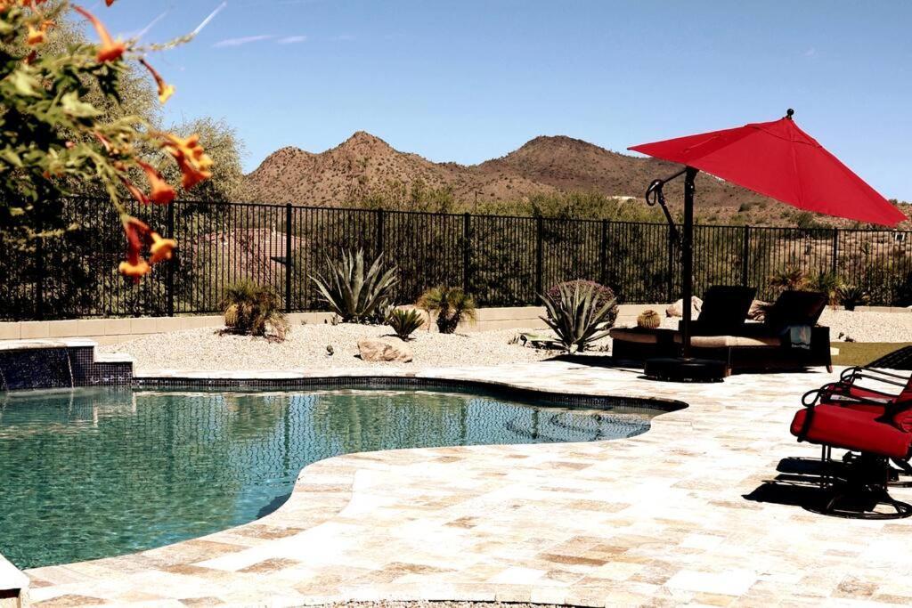 Phoenix Home With Heated Pool, Desert Views & Hot Tub Anthem Esterno foto